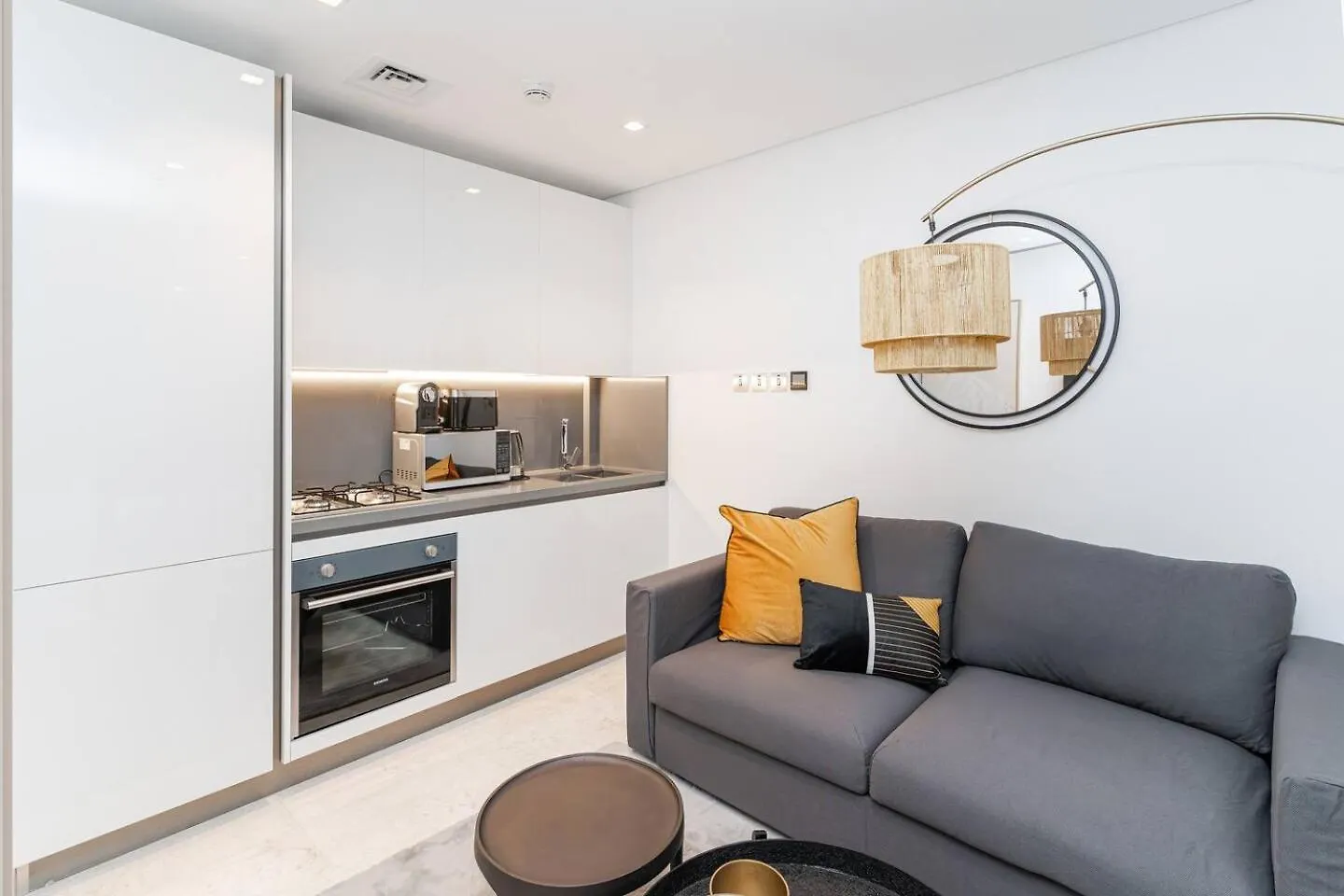 Fashionable Studio8 Min Walk To Burj Khalifa 迪拜 0*,
